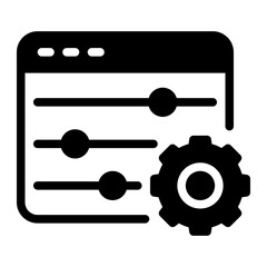 adjustment glyph icon