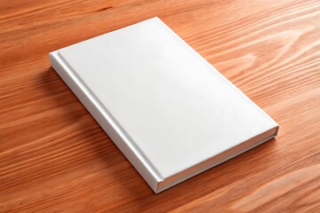 Fototapeta premium Simple Book Cover Mockup, White