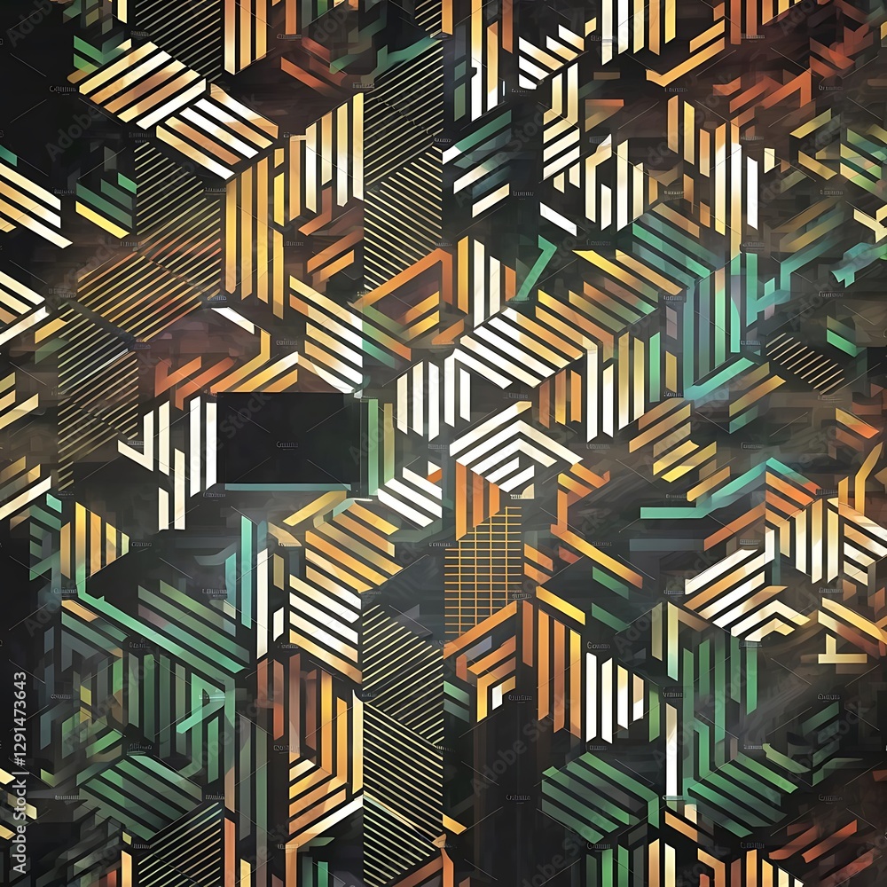 Poster abstract geometric pattern background with line texture for business brochure cover banner or web de