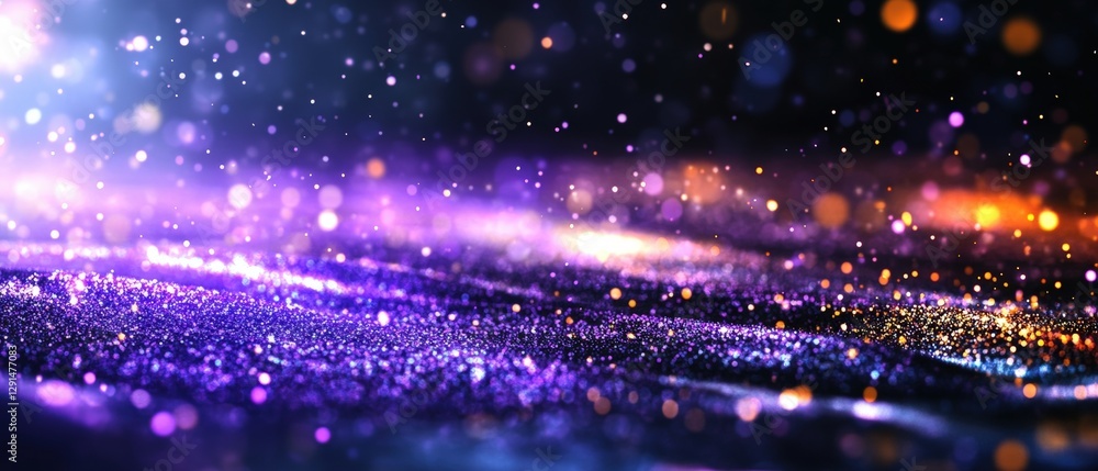 Poster abstract color blur with bokeh effect creating a dreamy background for various design applications