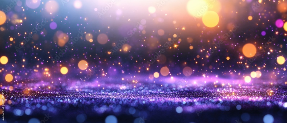 Poster abstract blurred lights background with bokeh effect suitable for various creative design projects