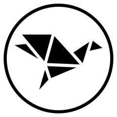 origami glyph icon