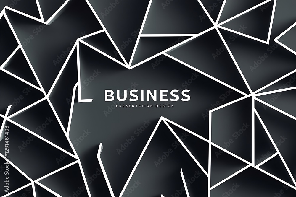 Poster triangle geometrical modern business presentation design template abstract pattern for any backgroun