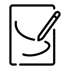 drawing line icon