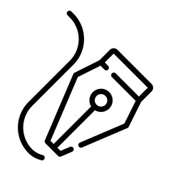pen tool line icon