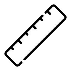 ruler line icon