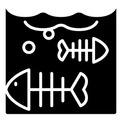 water pollution icon
