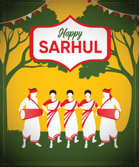 Indian Festival Sarhol Parv Ki Hardik Shubhkamnaye Translate Happy Sarhol, celebrated In India © artluv soul