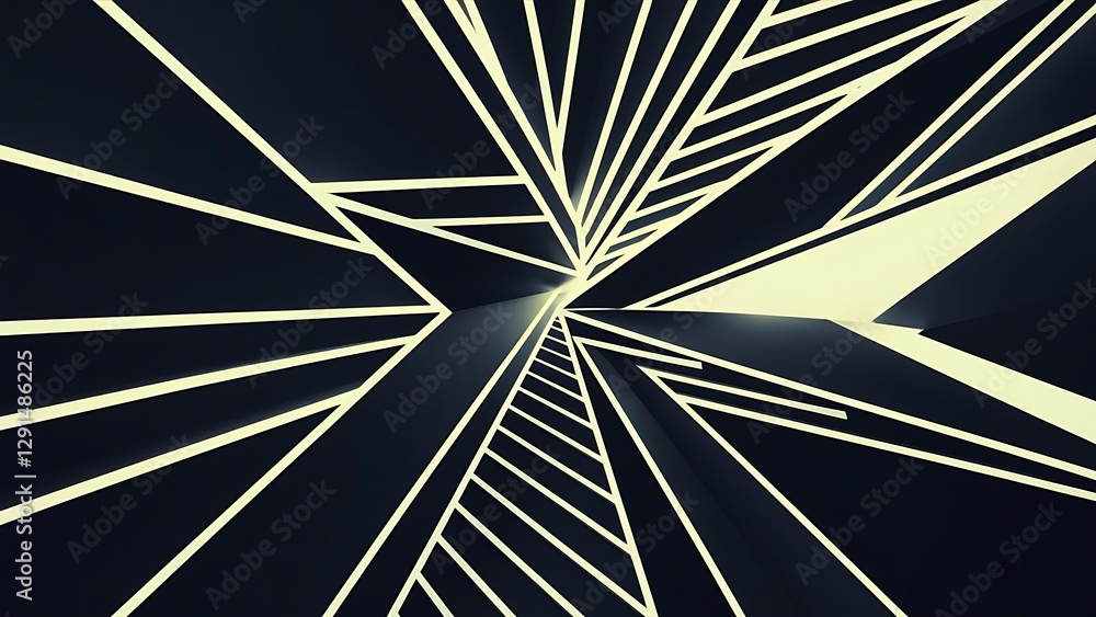 Poster abstract line and triangle background creative geometric abstract backdrop business template for wal