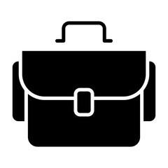 School bag icon in glyph style