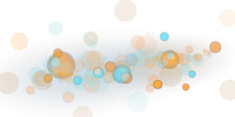 A mesmerizing composition of ethereal blue and golden bokeh lights and shimmering sparkles creates a magical shimmering, evoking a sense of magic, elegance, and festive wonder. PNG.