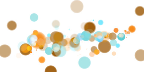 A mesmerizing composition of ethereal blue and golden bokeh lights and shimmering sparkles creates a magical shimmering, evoking a sense of magic, elegance, and festive wonder. PNG.