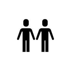 Gay , LGBT icon in glyph style