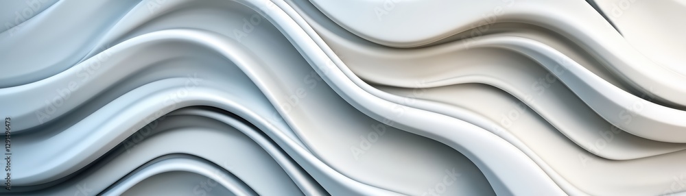 Poster white and gray abstract background with wavy lines and textured design elements for digital use