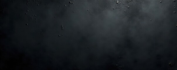 Obraz premium Dark, rough, textured concrete wall Black grunge background , photo, contrast, rough