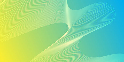  flowing lines. Digital future technology concept. vector illustration. Minimalist  background, pastel colorful gradations lines effect style geometric, abstract background 