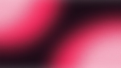 Pink and black gradient fluid abstract background with noise texture effect