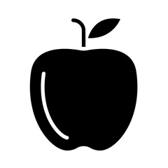 Apple icon in glyph style