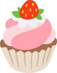 strawberry cupcake