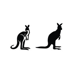  kangaroo silhouette