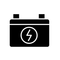 Battery icon in glyph style