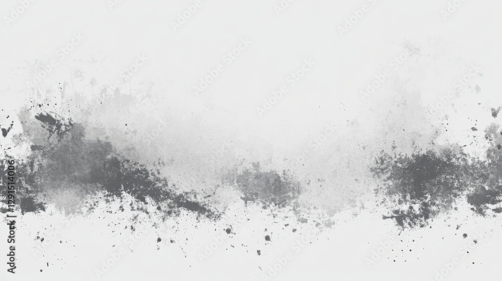Aufkleber abstract monochrome background with splashes and gradients, ideal for artistic or design projects