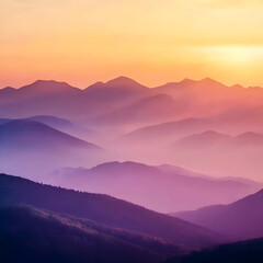 Sunrise Mountain Landscape Photography