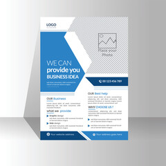 Corporate business flyer design template,  modern layout,A4 with colorful business proposal, promotion, advertise, publication, cover page.