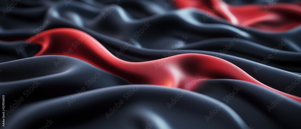 Aufkleber red and black wavy pattern background with a photo overlay for graphic design projects