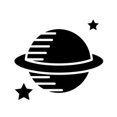Horoscope icon in glyph style © North