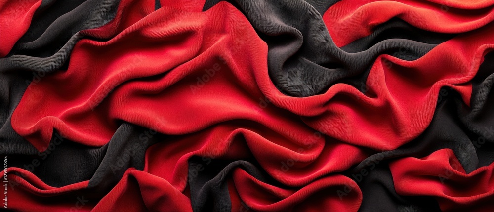 Poster red and black abstract background with textured patterns for creative design and artistic projects