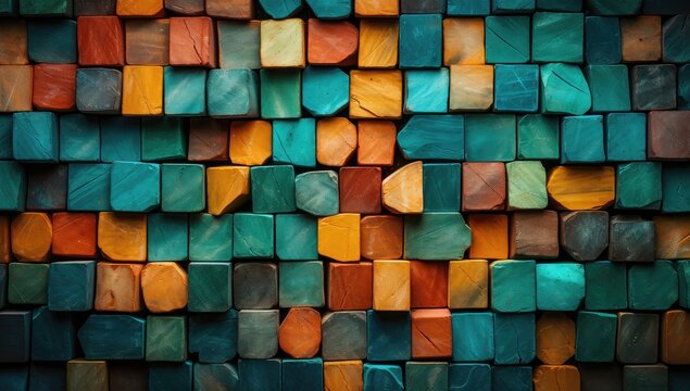 colorful crayons on a blackboard chalk drawing, in the style of light teal and dark amber