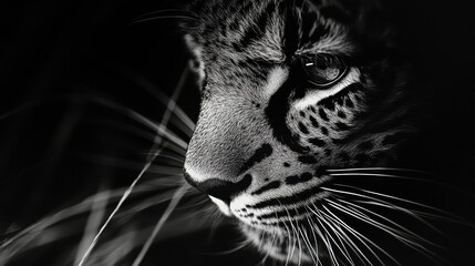 Majestic jaguar stalking prey dense jungle wildlife photography dark surroundings close-up nature's power