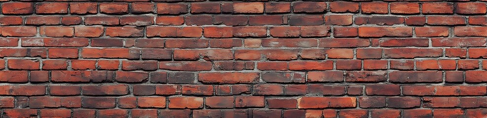 Obraz premium Weathered Brickwork Texture: A rustic close-up of a weathered brick wall, with its warm earthy tones.