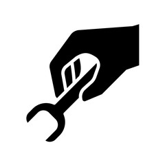Repair icon in glyph style