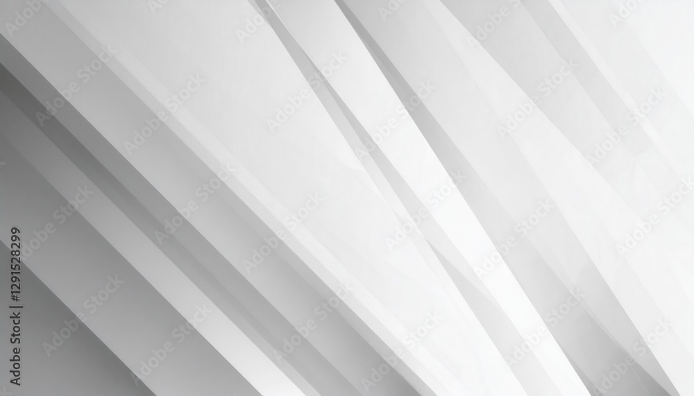 Fototapete abstract geometric design with diagonal white lines and soft gradients, modern minimalistic backgrou