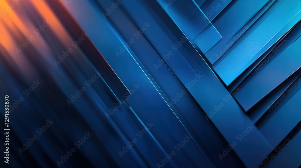 Poster vibrant abstract background blending shades of blue and orange creating a striking and dynamic visua