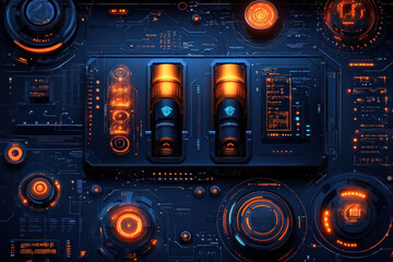 Fototapeta premium A diagram of the Modulor, architectural and technical, design theme