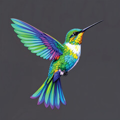 Fototapeta premium hummingbird in flight