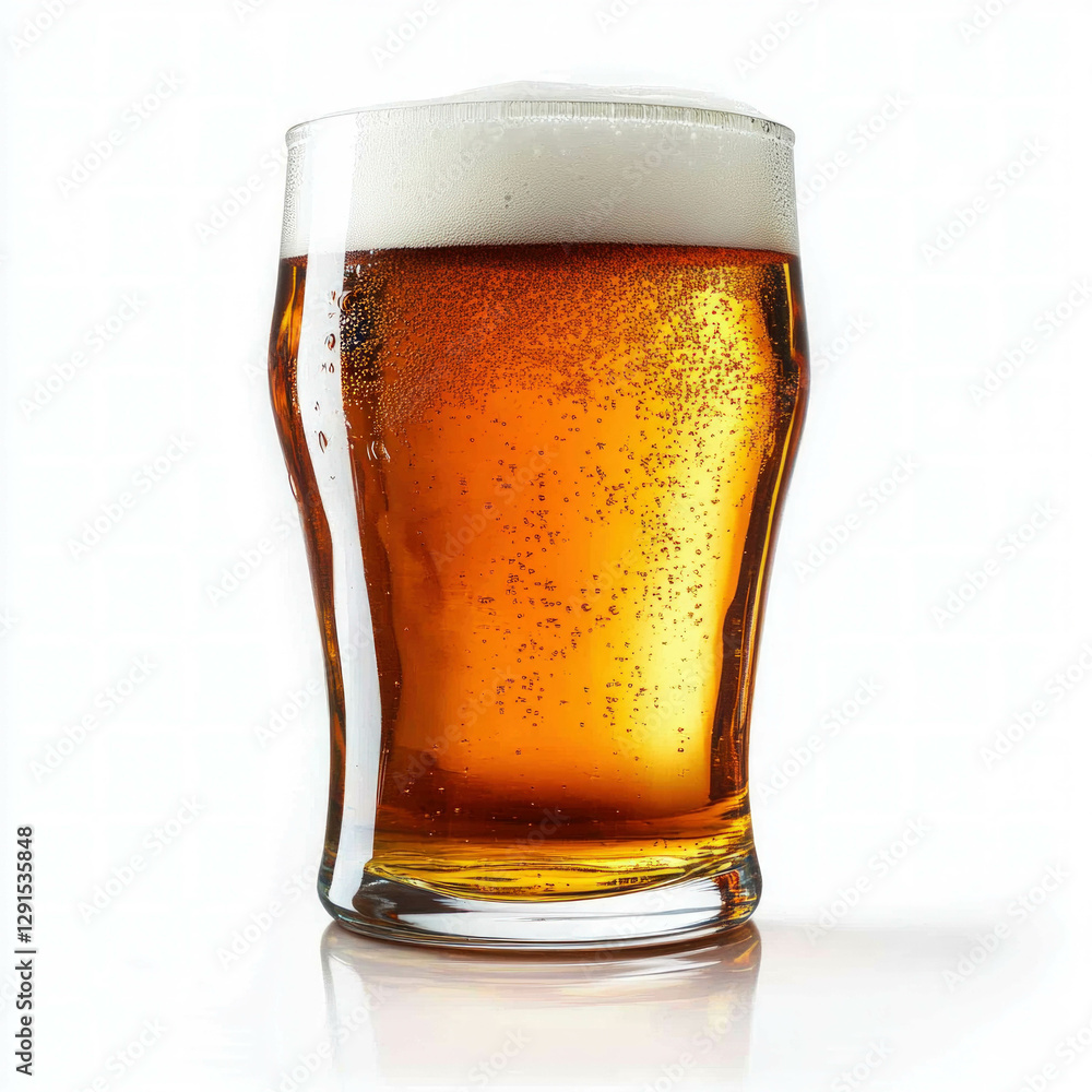 Canvas Prints Pint Isolated