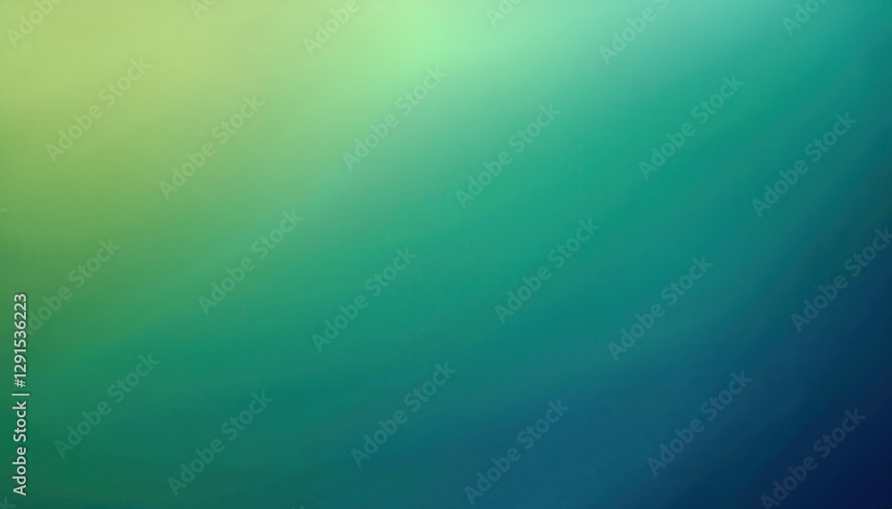 Aufkleber abstract gradient design in green and blue, soft flowing texture background, suitable for web, print, or graphic design project