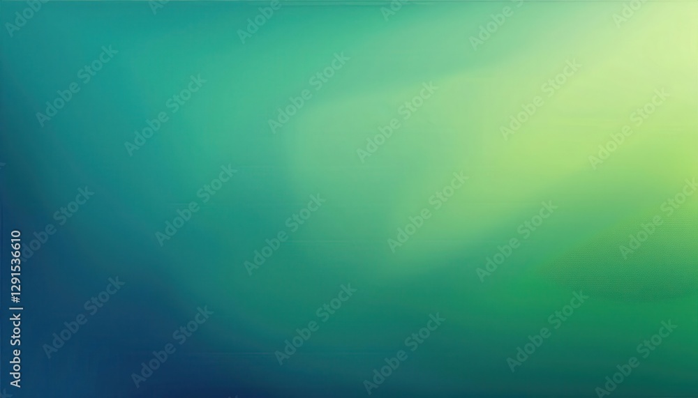Poster abstract gradient design in green and blue, soft flowing texture background, suitable for web, print, or graphic design project