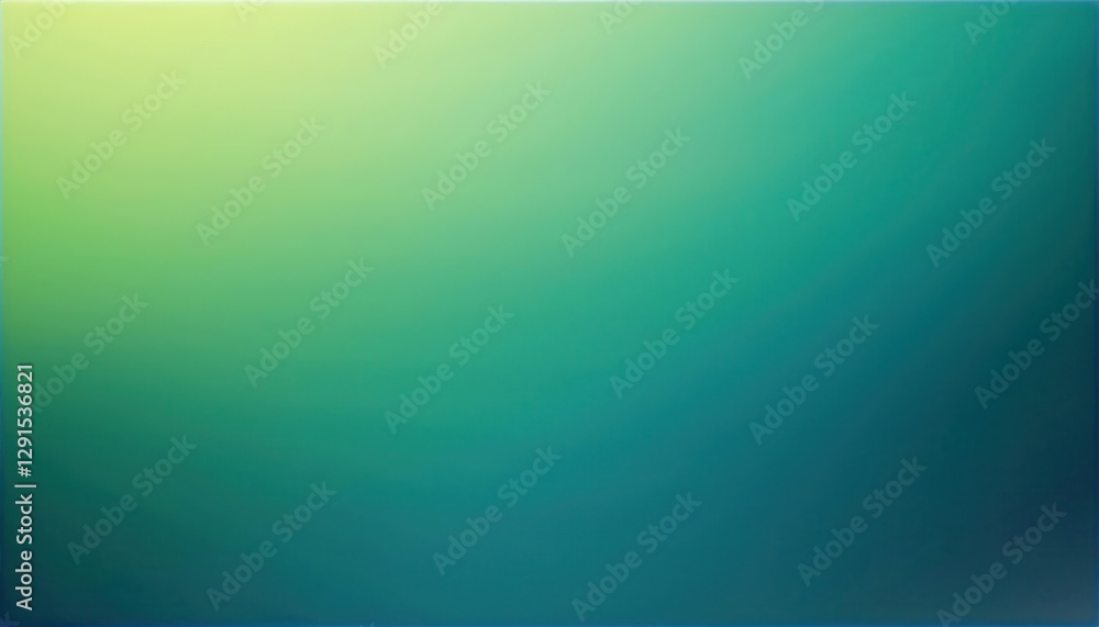 Poster abstract gradient design in green and blue, soft flowing texture background, suitable for web, print