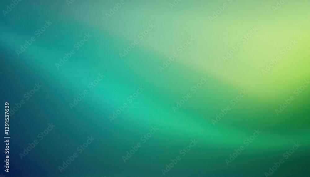 Poster abstract gradient design in green and blue, soft flowing texture background, suitable for web, print, or graphic design project