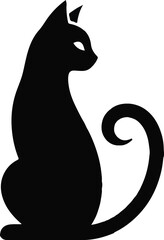 cat vector silhouettes