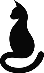 cat vector silhouettes