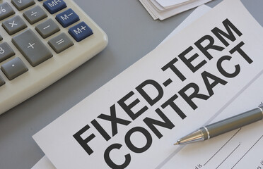 Fixed-Term Contract is shown as business concept