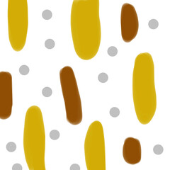 seamless pattern with yellow flowers