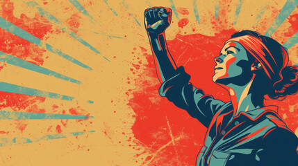 a background for a poster for International Worker's Day