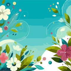 Cherry Blossom March Background